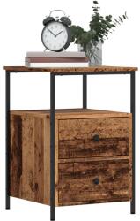 vidaXL Noptiera, lemn vechi, 34x35, 5x50 cm, lemn prelucrat GartenMobel Dekor (857258)