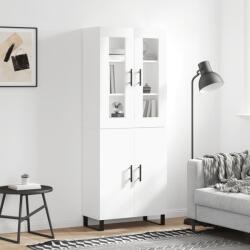 vidaXL Dulap înalt, alb, 69, 5x34x180 cm, lemn compozit GartenMobel Dekor (3198233) Comoda