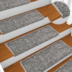 vidaXL Covorase pentru scari, 10 buc. , 65x21x4 cm, gri, cu margini dreptunghiulare GartenMobel Dekor (149815) Covor