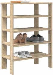 vidaXL Suport de pantofi, stejar sonoma, 61x32x87, 5 cm, lemn prelucrat GartenMobel Dekor (859853) Pantofar