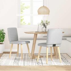 vidaXL Scaune de sufragerie 2 buc tesatura gri nor GartenMobel Dekor (4101183)