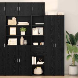vidaXL Bufet cu sertar Stejar Negru 40 x 42, 5 x 185 cm Lemn compozit GartenMobel Dekor (3402637) Comoda