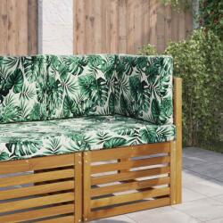 vidaXL Perna pentru canapea de exterior 3 pcs Model cu frunze GartenMobel Dekor (900756)