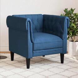 vidaXL Fotoliu Chesterfield, albastru, material textil GartenMobel Dekor (372544) Canapea