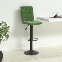 vidaXL Scaun de bar, verde închis, catifea GartenMobel Dekor (335755)