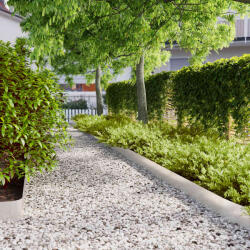 vidaXL Borduri de gazon 30 buc 15x103 cm Otel inoxidabil GartenMobel Dekor (865988)