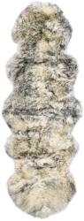 vidaXL Covor din piele de oaie, gri închis melanj, 60 x 180 cm GartenMobel Dekor (283884) Covor
