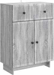 vidaXL Bufet cu sertar Sonoma gri 66 x 34, 5 x 90 cm Lemn prelucrat GartenMobel Dekor (893951) Comoda