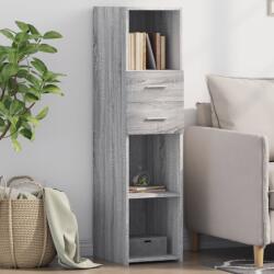 vidaXL Dulap înalt, gri sonoma, 30x42, 5x124 cm, lemn prelucrat GartenMobel Dekor (846157) Comoda
