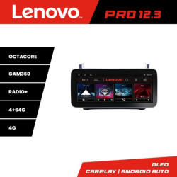 Lenovo Navigatie VW Polo 2014+ Lenovo PRO 12.3 QLED 4GB+64GB 4G DSP (KIT-655+PRO-12.3-4+64)