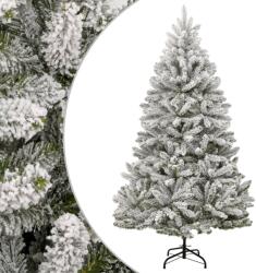 vidaXL Brad de Craciun artificial cu balamale si zapada pufoasa 210 cm GartenMobel Dekor (357794)