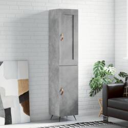 vidaXL Dulap înalt, gri beton, 34, 5x34x180 cm, lemn prelucrat GartenMobel Dekor (3200109) Comoda