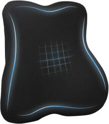 vidaXL Perna cu perna Ajustabil Negru 40 x 40 x 11 cm Cu plasa GartenMobel Dekor (42012708)