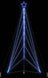 vidaXL Pom de Craciun LED 615 LED-uri Albastru 404, 5 cm GartenMobel Dekor (4016422)