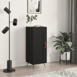 vidaXL Servanta, negru, 34, 5x34x90 cm, lemn compozit GartenMobel Dekor (830413) Comoda