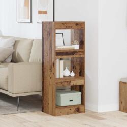 vidaXL Dulap pentru carti Lemn vechi 40 x 30 x 103 cm Lemn compozit GartenMobel Dekor (880453) Biblioteca