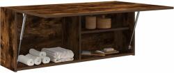vidaXL Dulap perete baie, stejar fumuriu, 100x25x40 cm, lemn prelucrat GartenMobel Dekor (860107)