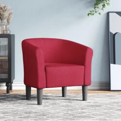 vidaXL Fotoliu tip cuva, rosu vin, material textil GartenMobel Dekor (356427)