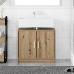 vidaXL Dulap pentru Chiuveta cu usa Stejar Artizanal 63 x 29 x 55 cm GartenMobel Dekor (869207)