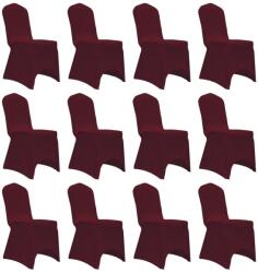 vidaXL Huse elastice pentru scaun, 12 buc. , visiniu GartenMobel Dekor (279093)