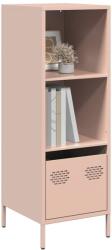 vidaXL Dulap înalt, roz, 35x39x103, 5 cm, otel GartenMobel Dekor (851377) Comoda
