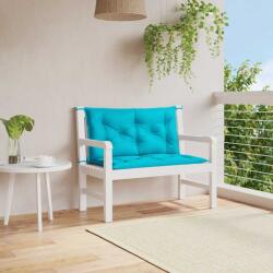 vidaXL Perne banca de gradina 2 buc. turcoaz 100x50x7 cm textil GartenMobel Dekor (361677)