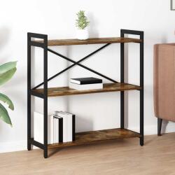 vidaXL Biblioteca Stejar afumat 80 x 30 x 83 cm Lemn compozit GartenMobel Dekor (868427) Biblioteca