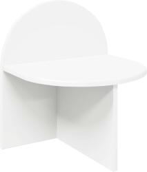 vidaXL Noptiera Alb 40 x 35, 5 x 45, 5 cm Lemn prelucrat GartenMobel Dekor (8001131)