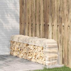 vidaXL Prelata transparenta cu ochiuri 1x4 m polietilena GartenMobel Dekor (4018497)