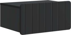 vidaXL Noptiera suspendata neagra cu sertar, 49 x 34, 5 x 24 cm, vidaXL (898277)