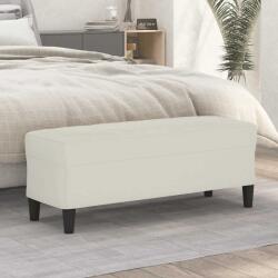vidaXL Banca, crem, 100x35x41 cm, catifea GartenMobel Dekor (349429)
