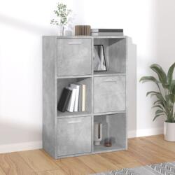 vidaXL Dulap de depozitare, gri beton, 60 x 29, 5 x 90 cm, PAL GartenMobel Dekor (801138) Biblioteca