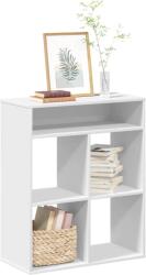 vidaXL Biblioteca, alb, 66x31x80 cm, lemn prelucrat GartenMobel Dekor (860292) Biblioteca