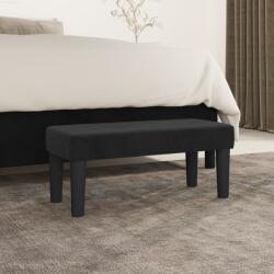 vidaXL Banca, negru, 70x30x30 cm, textil GartenMobel Dekor (346640)