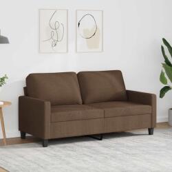 vidaXL Canapea cu 2 locuri, maro, 140 cm, material textil GartenMobel Dekor (359166) Canapea
