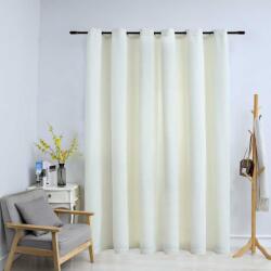 vidaXL Draperie opaca, crem, 290x245 cm, catifea, inele metalice GartenMobel Dekor (134515)
