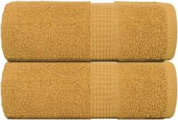 vidaXL Prosoape pentru oaspeti 2 buc Aur 30x50 cm 360 g/m2 100% bumbac GartenMobel Dekor (136803) Prosop