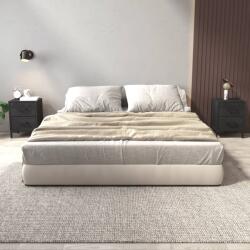 vidaXL Noptiere, 2 buc. , negru, 36x30x45 cm, lemn masiv de pin GartenMobel Dekor (3120339)