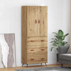 vidaXL Bufet Stejar Artizanal 69, 5 x 34 x 180 cm Lemn compozit GartenMobel Dekor (3416011) Comoda