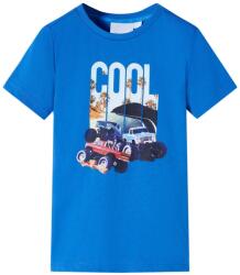 vidaXL Tricou pentru copii, albastru, 128 GartenMobel Dekor (12537)