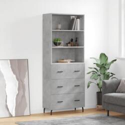 vidaXL Dulap înalt, gri beton, 69, 5x34x180, lemn compozit GartenMobel Dekor (3189401) Comoda