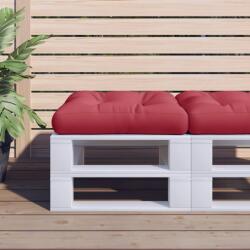vidaXL Perna de paleti, rosu vin, 60x60x12 cm, material textil GartenMobel Dekor (360456)