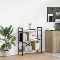 vidaXL Raft pentru carti Stejar Sonoma 75 x 30 x 91 cm Lemn compozit GartenMobel Dekor (883971) Biblioteca