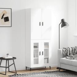 vidaXL Dulap înalt, alb, 69, 5x34x180 cm, lemn compozit GartenMobel Dekor (3195747) Comoda