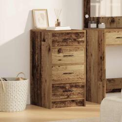 vidaXL Bufet cu sertar Lemn vechi 40 x 41 x 75 cm Lemn compozit GartenMobel Dekor (865062) Comoda