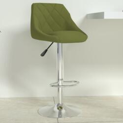 vidaXL Scaun de bar, verde deschis, catifea GartenMobel Dekor (335296)