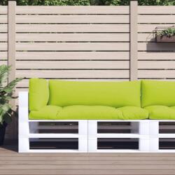 vidaXL Perne de paleti, 3 buc, verde aprins, material textil GartenMobel Dekor (360955)