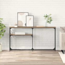 vidaXL MasaConsole Stejar Artizanal 145 x 22, 5 x 75 cm Lemn compozit GartenMobel Dekor (882215)