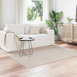 vidaXL Covor patrat crem 200x200 cm, antiderapant, pentru living si dormitor (42022565) Covor