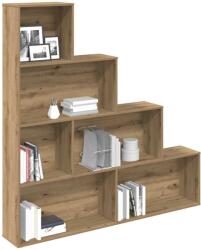vidaXL Biblioteca, stejar artizanal, 157x24x160 cm, lemn prelucrat GartenMobel Dekor (855889) Biblioteca